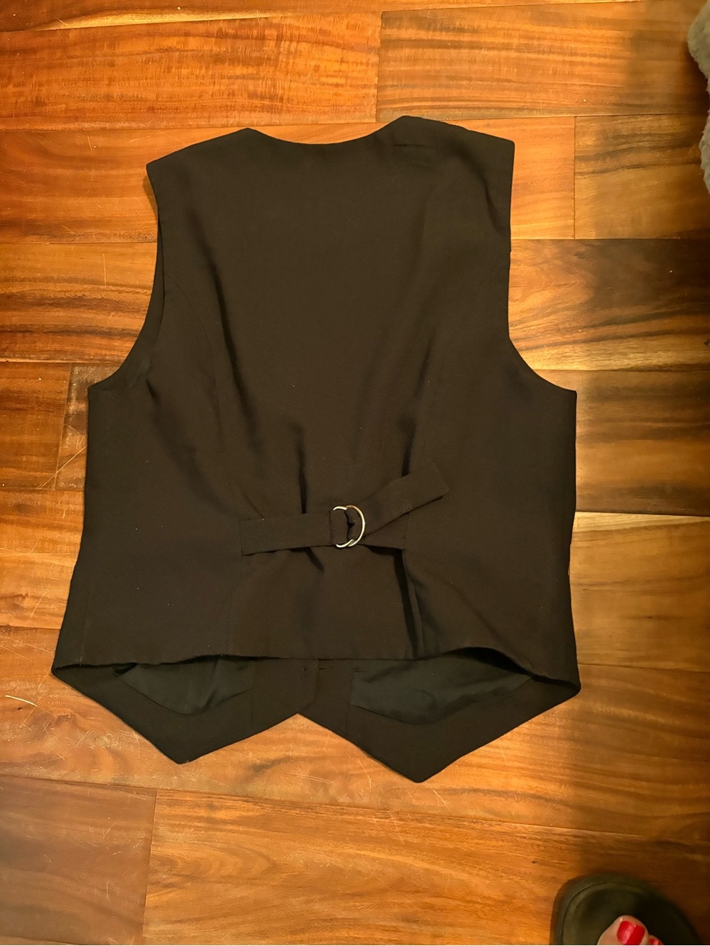 Abercrombie & Fitch Black Tailored Button Front Vest Waistcoat Medium M (1146) - Picture 5 of 6